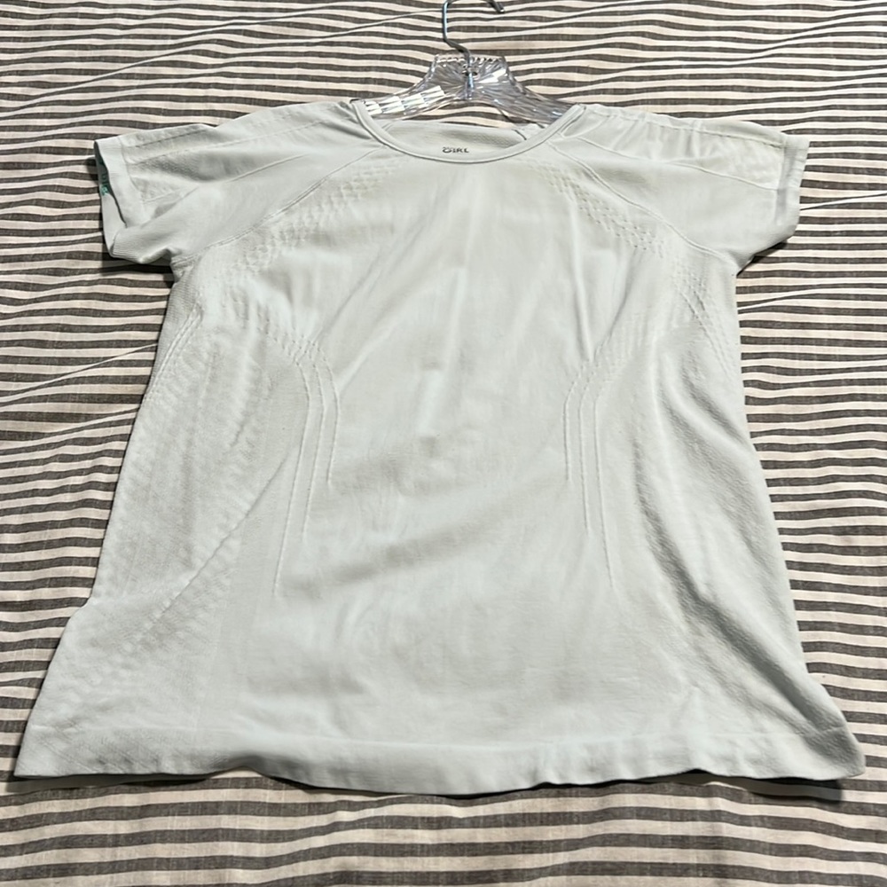 Very light blue/kinda teal Athleta top!